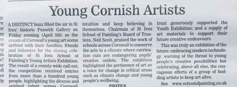 Porthmeor Young Artists Competition 2019