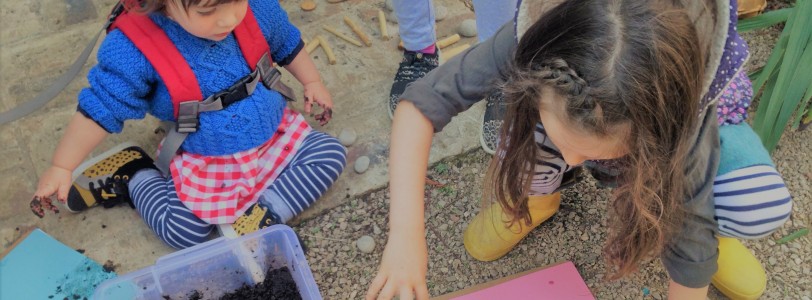 Exploring Nature & Art: Let’s make art with mud, sticks and stones!