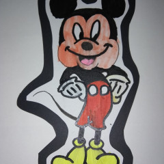 Mickey mouse drawing.