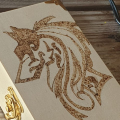 A review of a pyrography course I attended for my Silver Arts Award