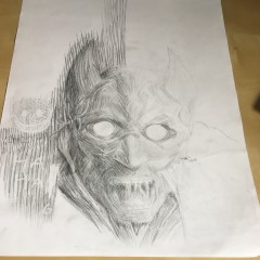 The Journey to My Final Piece - Batman, The Result of a Tormented Child