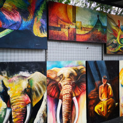 The Green Path - The Open Air Art Gallery in Colombo, Sri Lanka