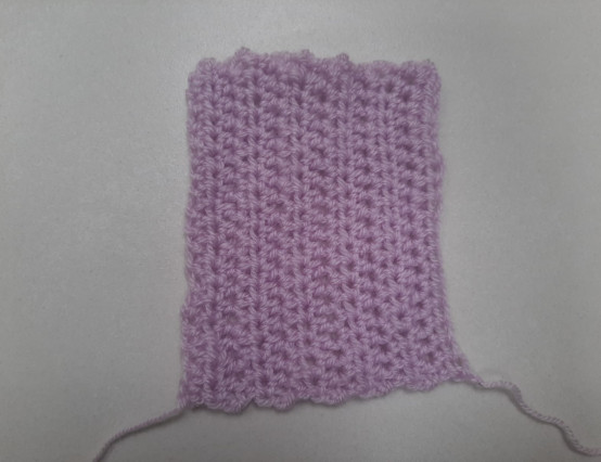 Learning different crochet stitches