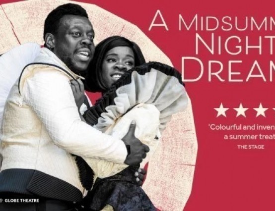Tour of Shakespeare's Globe Theatre / Performance of A Midsummer Night's Dream, London