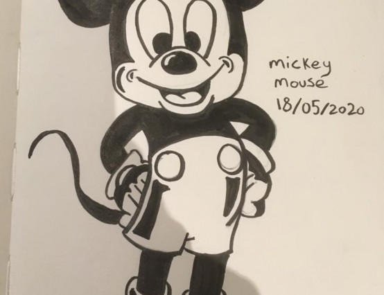 Mickey Mouse Drawing - Bronze Arts Award