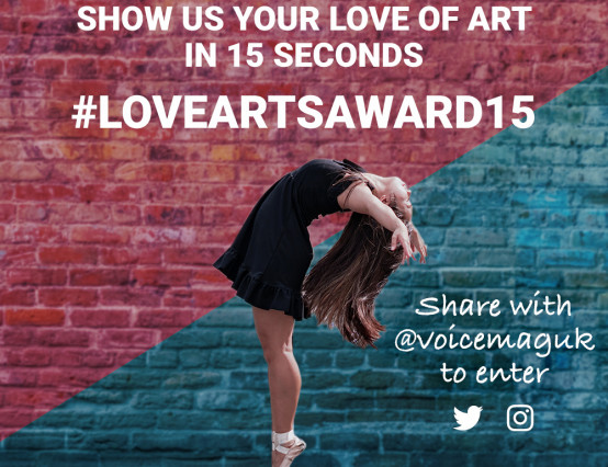 #LoveArtsAward15 competition win a £50 voucher!