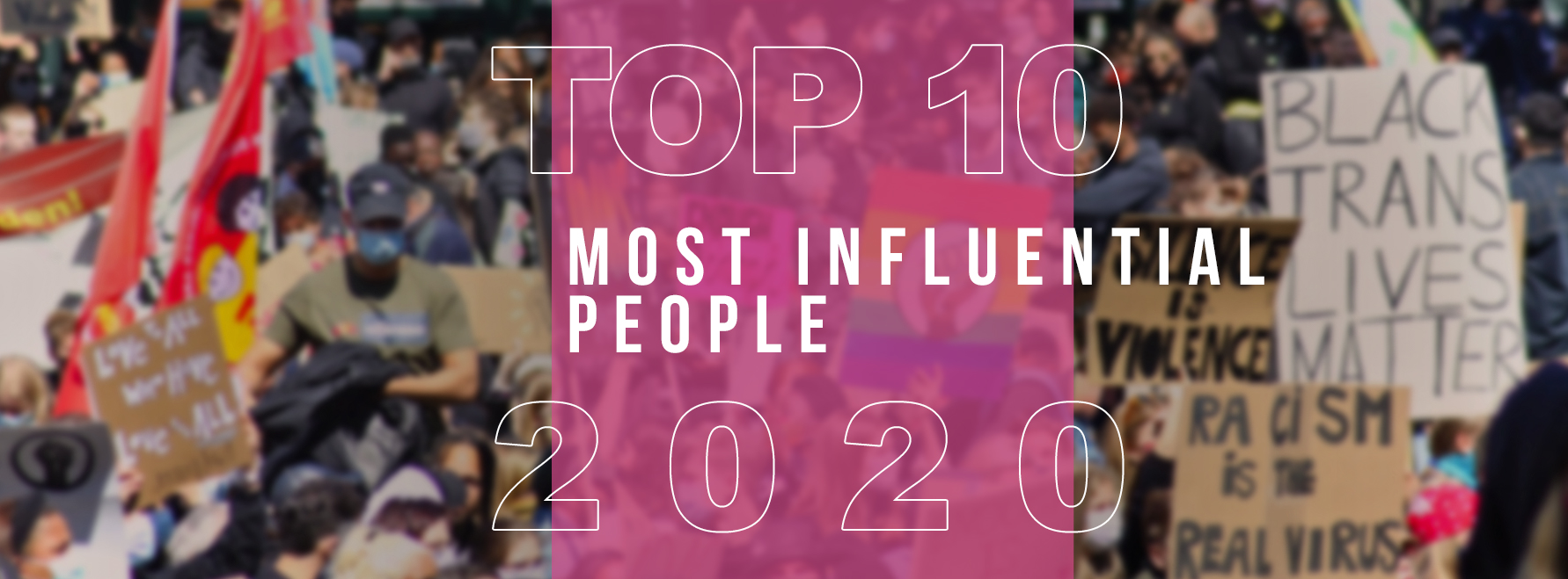 Top 10 most influential people of 2020