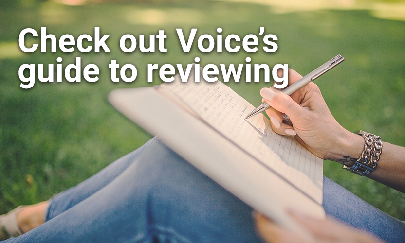 reviewing on voice