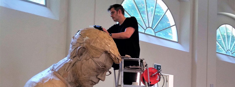 Week 3 of Art & Eco Creativity with  Sculptor James Lake