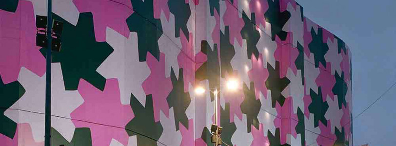 Birmingham artist's design displayed on Selfridges building