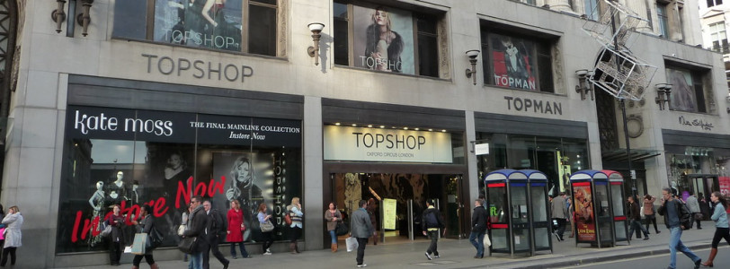 Topshop's flagship Oxford Street store goes up for sale