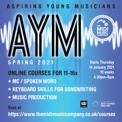 AYM Online Spring Courses for 11-16s
