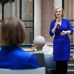 As a speaker, how does Liz Truss compare to Boris Johnson?