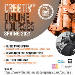 Cre8tiv® Online Spring Courses for Over 16s