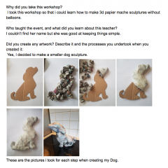 Review of Making my 3D dog sculpture