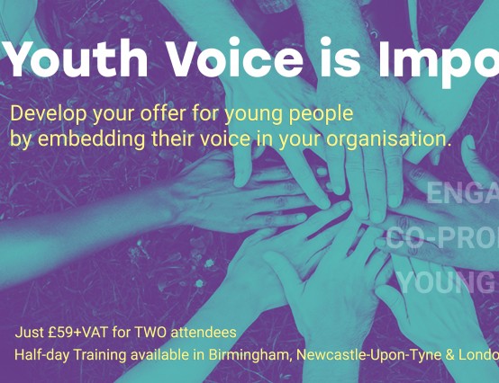 Announcing new subsidised training in youth voice