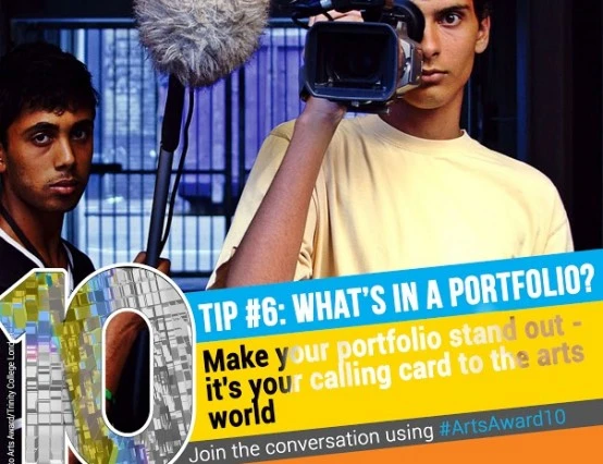 Top tip 6: My beautiful portfolio