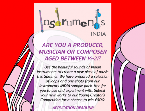 Enter the Milapfest Young Creators Competition with your sound & music experiments inspired by Indian instruments!