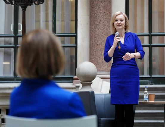 As a speaker, how does Liz Truss compare to Boris Johnson?