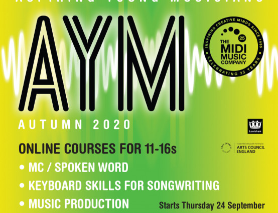 AYM Creative online courses for 11-16s this autumn