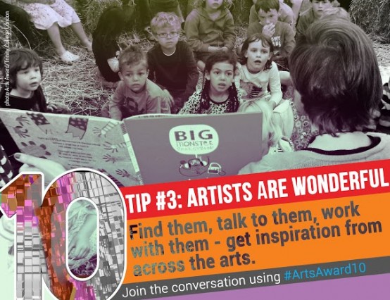 Top tip 3: Artists are wonderful