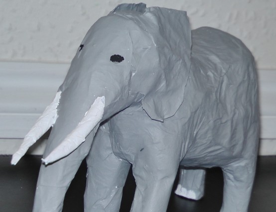 Papier Mache Elephant 